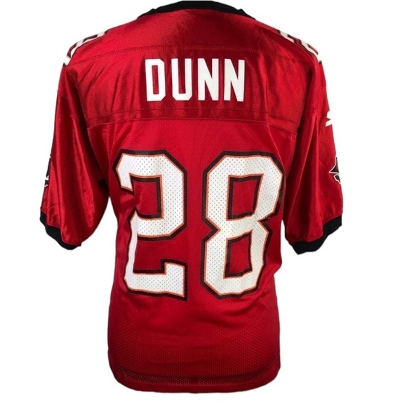 VTG Starter Mens Red 48L Tampa Bay Buccaneers #28 Warrick Dunn Jersey in EUC - Picture 5 of 8